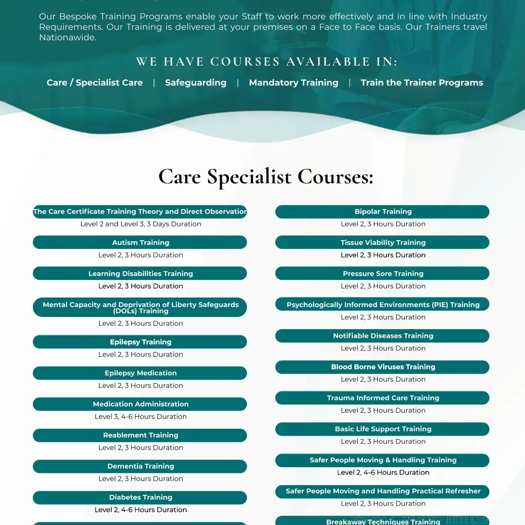 Amyy93_x's tweet photo. Cygna Training services 
Provide bespoke training to care specialists and professionals to ensure they are up to standard and meeting the integrity requirements of care #cygnacareservices 
#Togetherwecanachievemore https://t.co/PeLPNnZ3Aa