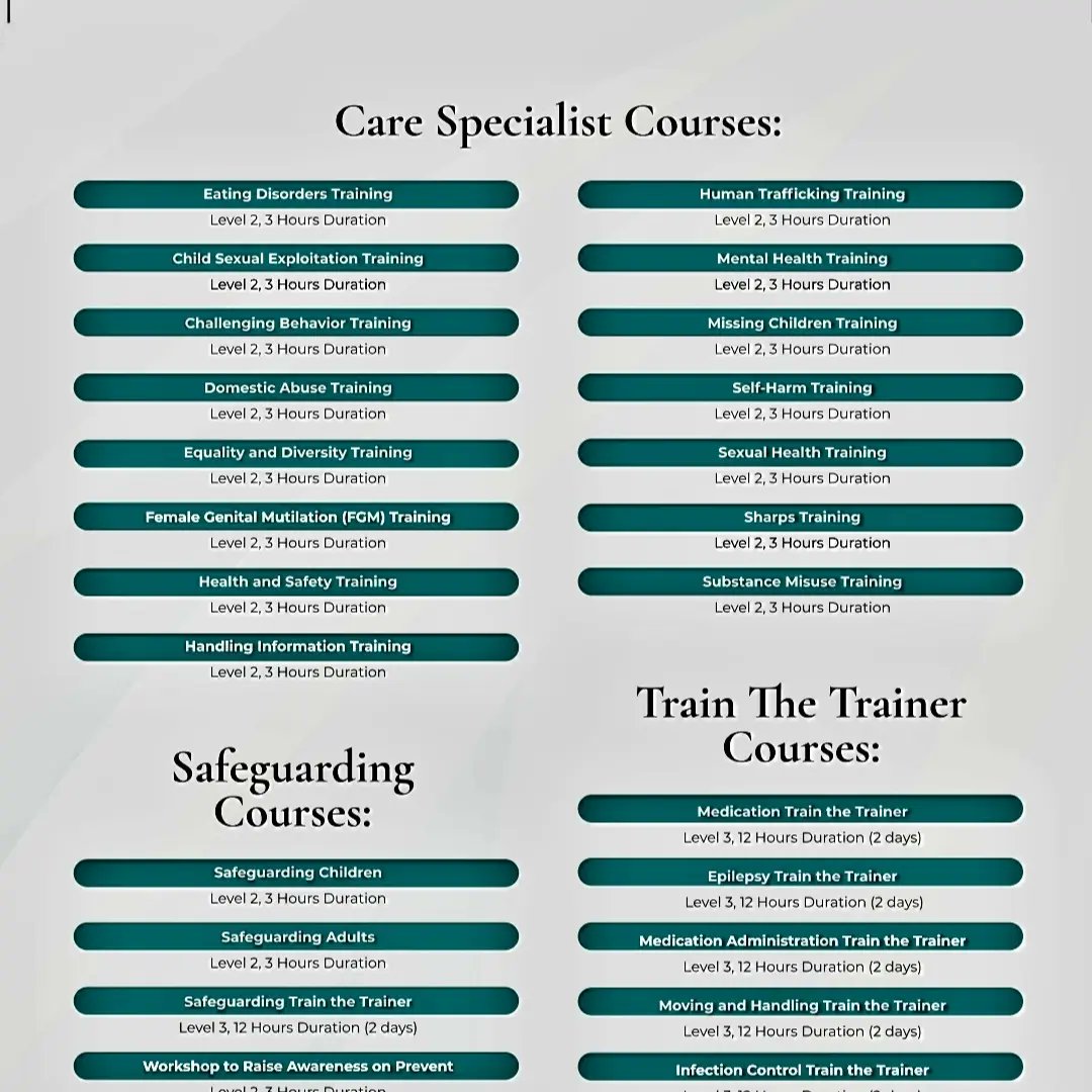 Amyy93_x's tweet photo. Cygna Training services 
Provide bespoke training to care specialists and professionals to ensure they are up to standard and meeting the integrity requirements of care #cygnacareservices 
#Togetherwecanachievemore https://t.co/PeLPNnZ3Aa