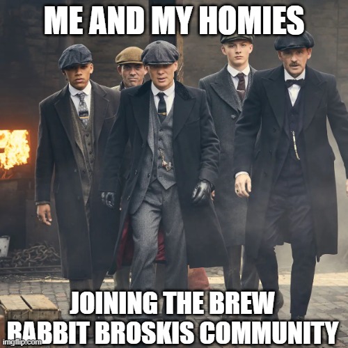 Brew Rabbit Broskis tweet media
