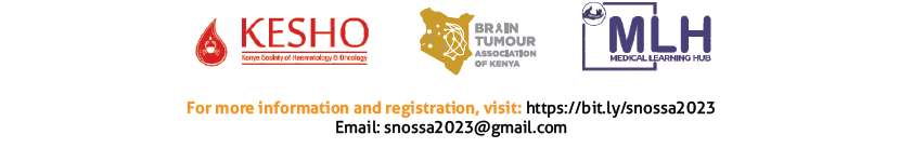 CALL FOR ABSTRACTS Theme: Optimizing Neuro-Oncology Outcomes in Sub- Saharan Africa SOCIETY FOR NEURO-ONCOLOGY SUB-SAHARAN AFRICA 20th – 22nd July, 2023 | Radisson Blu Upperhill Hotel Nairobi Apply here: forms.gle/hpYgGfCMLhzyDG…