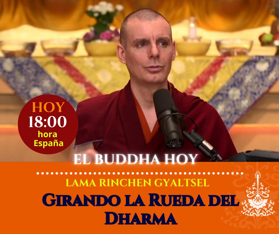 🌟 ¡No te pierdas la segunda lección del curso #ElBuddhaHoy!  
Con el Maestro Lama Rinchen | El Buddha Hoy 2: Girando la Rueda del Dharma youtube.com/live/_UdTBeFhO… a través de <a href="/YouTube/">YouTube</a> 

#FundaciónSakyaTwitter🪷