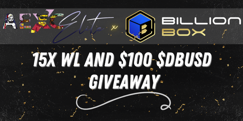 We've partnered with Billion Box! 🎉🚀

We're giving away $100 for 10 followers and 15x WL spots.🥳🎊

How to enter?☑️
Like &amp; RT ❤️
and Follow  <a href="/AEXCElite/">AEXCElite</a> &amp; <a href="/BillionBox_io/">Billion Box l Listing is on 14th Sep 2023</a> ✅

Running for 48 hours ⏳