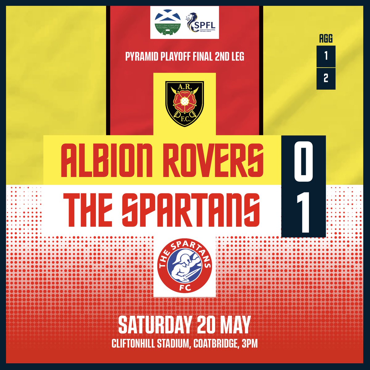 The Spartans are going up. 

SPFL Pyramid Playoff Winners 2022/23