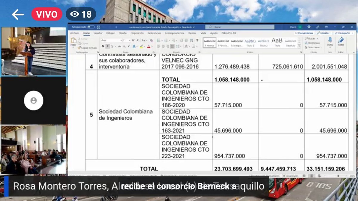 La nueva sede de la alcaldía local de Teusaquillo compromete un total de $33.151.159.206, de los cuales se han desembolsado $23.703.699.403, es decir un desembolso del 71%. Después de casi 7 años seguimos esperando su terminación. #TeusaquilloInspira transparencia.