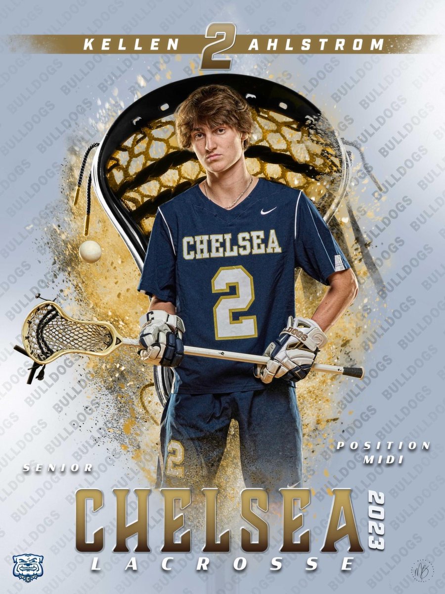 ChelseaLAXDogs's tweet photo. Senior Spotlight: Meet KELLEN AHLSTROM #2.  Kellen is a 3 yr varsity lacrosse player a team  captain. He plays middie and is a returning first team SEC player.  Next year he will attend Michigan State University. Thank you Kellen for your dedication and leadership to our team. https://t.co/R4d8jvFxQ8