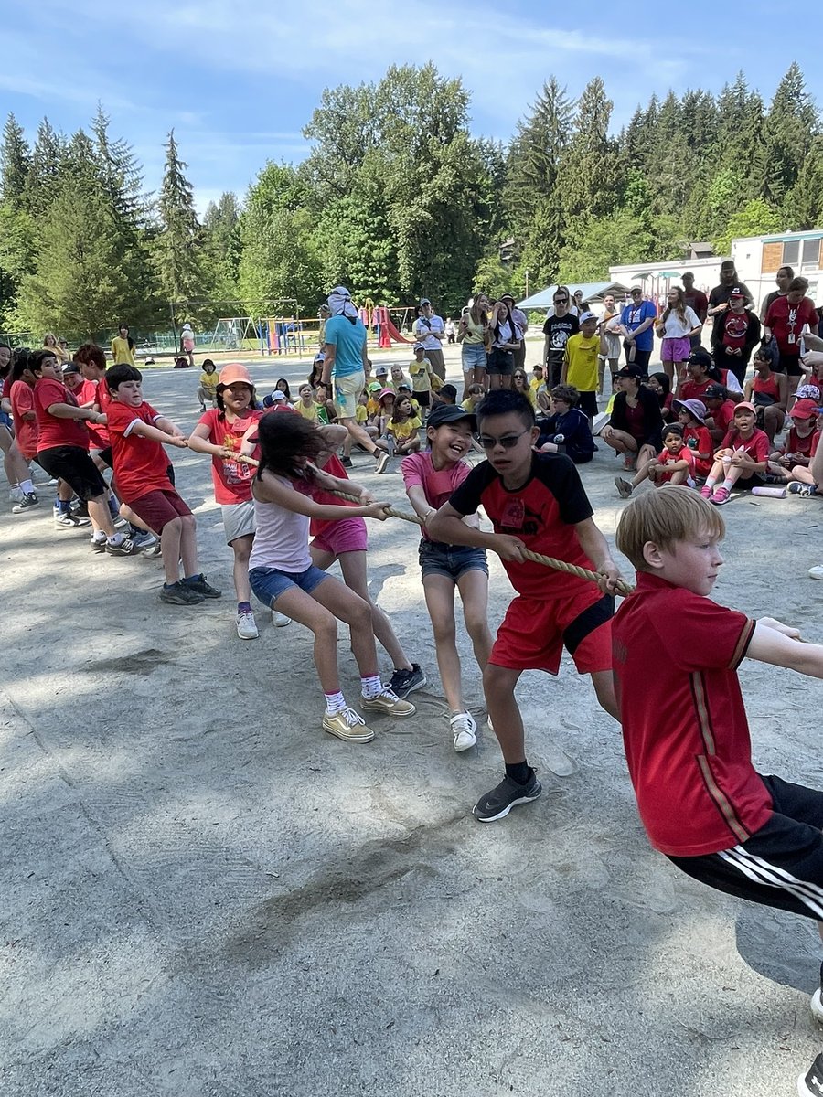 What a perfect sunny 😎 day to have our Sports Day. Everyone had a great time under beautiful sunny skies. Congrats to the Blue Team!! @burnabyschools