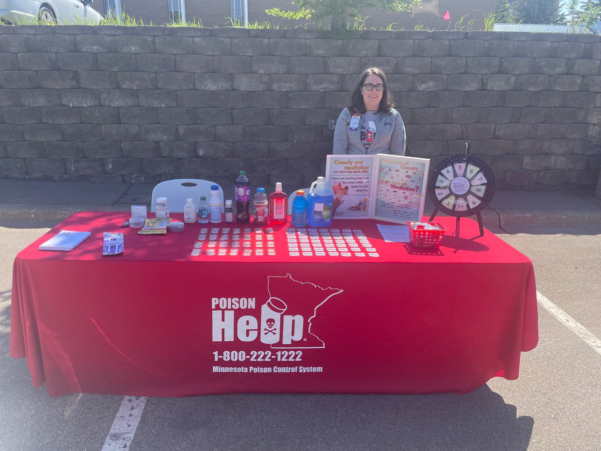 We are at Hopkins PD open house today from 11-2. Excited to share poison eduction. 
<a href="/HennepinHC/">Hennepin Healthcare</a> <a href="/HopkinsPolice/">Hopkins Police</a>