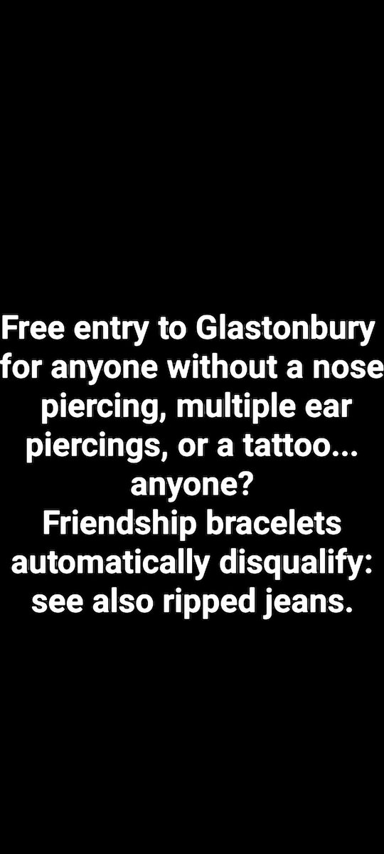 HCHendrix1's tweet photo. #glastonbury2023 #piercing #altlife #glasto #punx #copyme https://t.co/8RJtFvAmLY