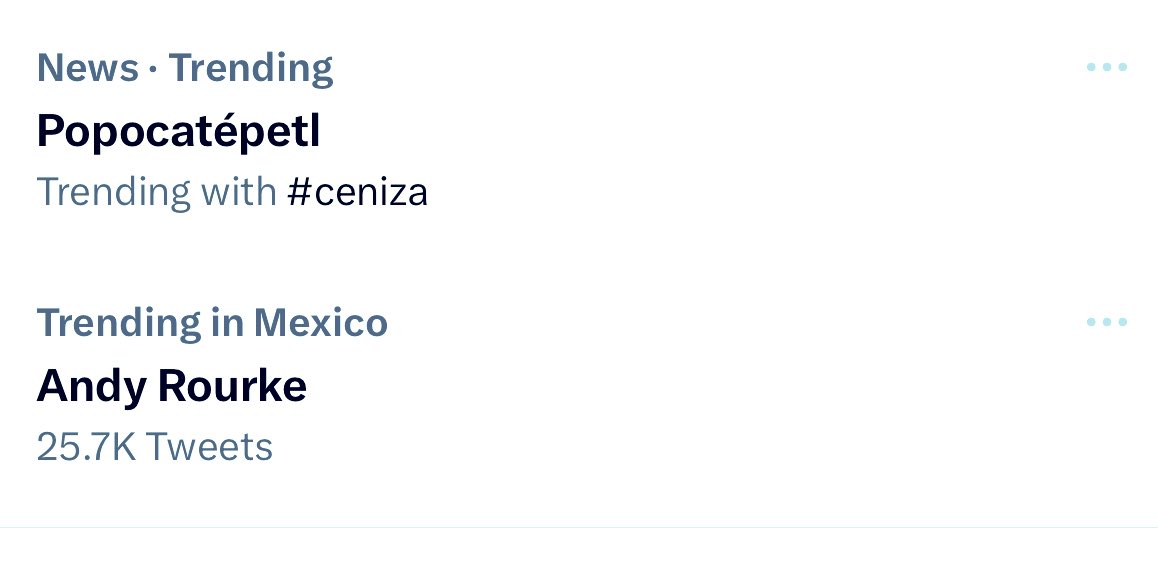 Trending in Mexico @AndyRourkeMusic 🖤🤍 #AndyRouke #thesmiths