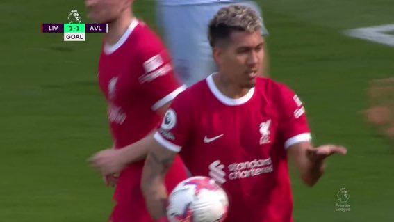Alexhamon22's tweet photo. Qué linda historia! Gol de Firmino en su último partido en Anfield 🤩 #Liverpool #PREMIERxESPN #PremierLeague https://t.co/OTAaAD9O56