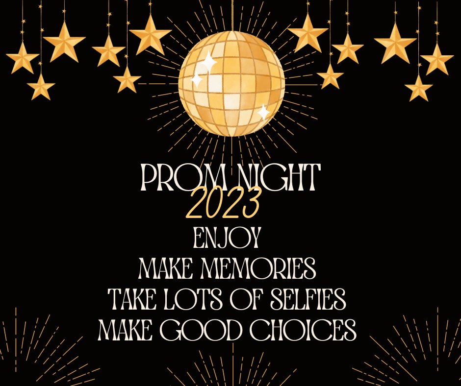 TippCitySchools's tweet photo. To our students and their guests attending tonight's prom, have a great time! We can't wait to see your pictures! #2023prom #makegoodchoices #makememories https://t.co/kVtFKuycO1
