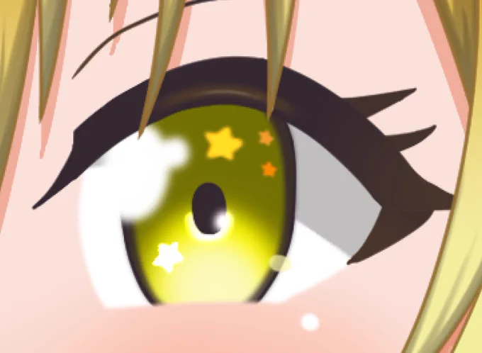 パーツ分けついでに調整後←→調整前 3枚目はおめめ #Live2DWIP #Live2D