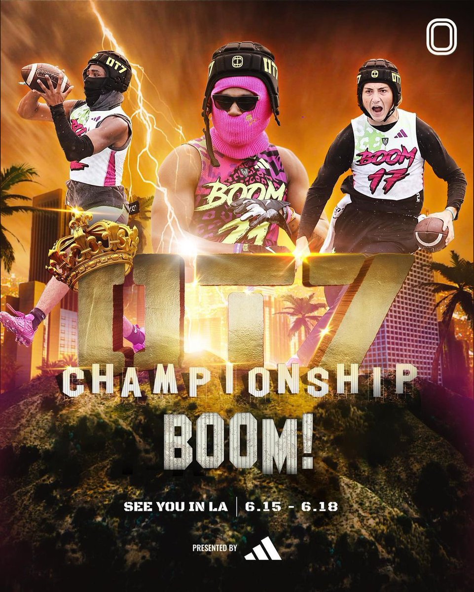 BOOMfootball's tweet image. HEADING TO LA 💥

It is an honor to be one of twelve teams in the nation to be selected and the only team to represent the Midwest/North region.

Tic…Tic…😈