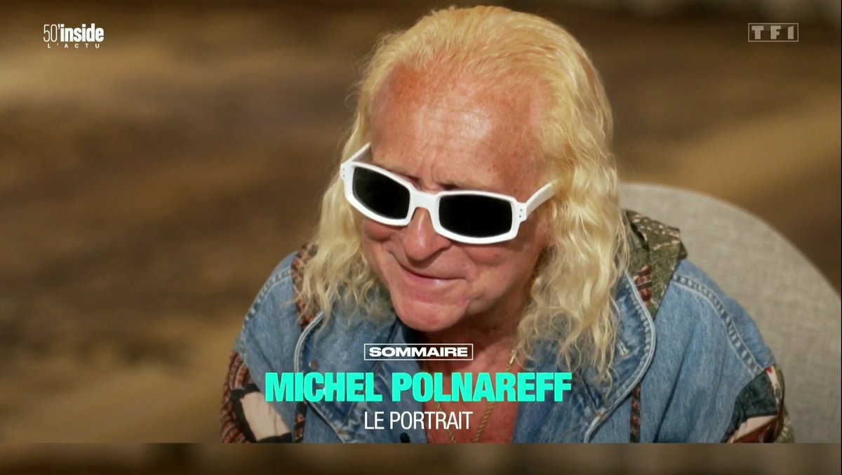 À suivre dans #50mninside, le portrait de @MICHELPOLNAREFF.