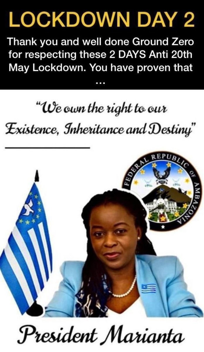 MariantaNjomia's tweet photo. 💪🏽💪🏽Actions speak louder than words. 💙🤍💙 #AmbazoniaIndependence #Freedom #StopGenocideInAmbazonia https://t.co/CzcYrrF2KH