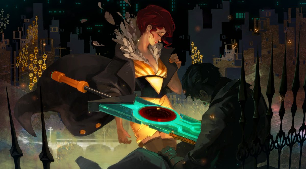 SupergiantGames's tweet photo. Today marks nine years since we launched Transistor, our studio's second game. We're grateful to know Red's journey still resonates with many of you after all this time. Thank you for playing!! https://t.co/Y7l2A153pQ
