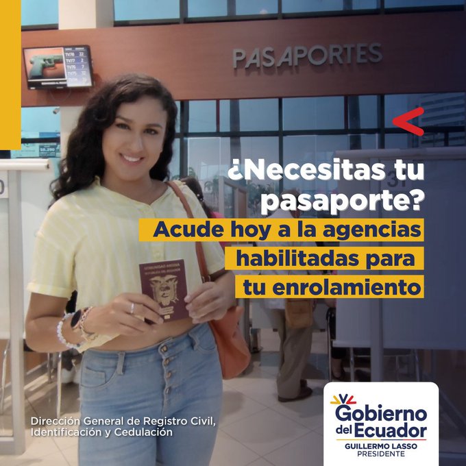 CrusenkaT's tweet photo. ✅Pensamos siempre en ti  Nuestra jornada

extraordinaria de este sábado 20 de mayo permite a todos nuestros usuarios adelantar sus turnos de pasaportes, a través del proceso de enrolamiento.

Visita ya nuestras agencias, ¡Te esperamos!

#RegistroCivilContigo https://t.co/r2H0E2ebrY