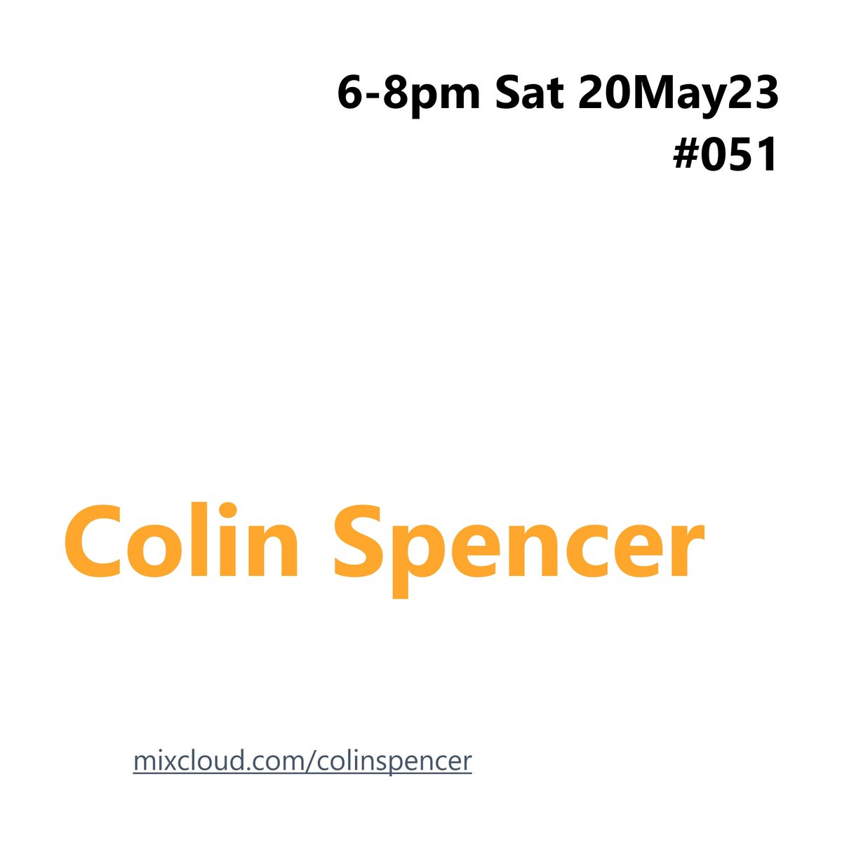 ColinsCuts's tweet image. 🎉#AnalogueElectronicWhatever #DarwinMcD #EricCPowell #FUSED also provide music on #ColinSpencer Programme #051

🔊mixcloud.com/colinspencer/🎧
 #TODAY 6-8pm #UK times

#DiscoverAndRemember @AnalogueEW @DarwinMcD @ecpowellmusic @fusedofficial

Catch-up #042
▶️mixcloud.com/ColinSpencer/c…