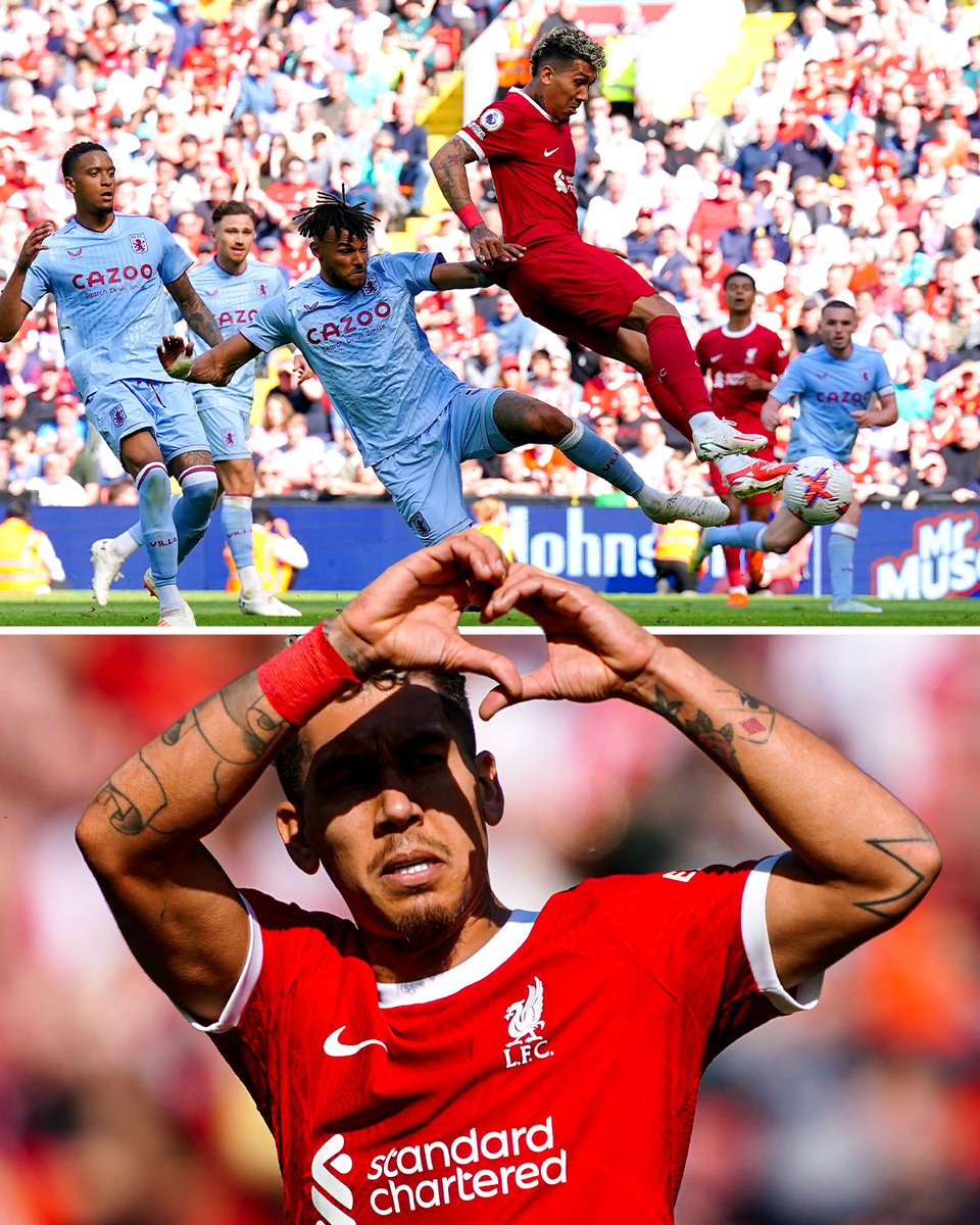sportbible's tweet photo. 🇧🇷 Roberto Firmino's Liverpool record:

⚽️ 110 Goals
🎯 79 Assists
🏆 7 Trophies

Bobby bids farewell to Anfield with a last-minute equaliser 🔥🫡 https://t.co/yXC5I9Mfgz