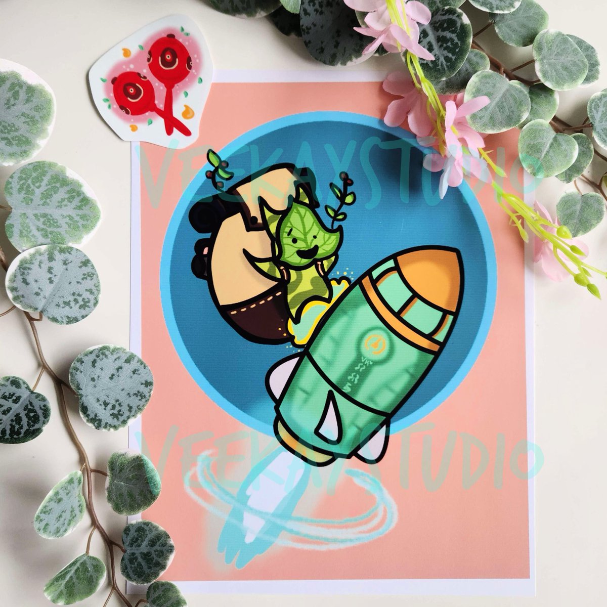 Kofi update: I'll be moving in June, and the last thing I'm packing is my art and supplies.
My shop remains open but shipping might be delayed.

If you're a Kofi member, you'll be getting your package a little early for this month! 💙

Thanks for your continuous support!