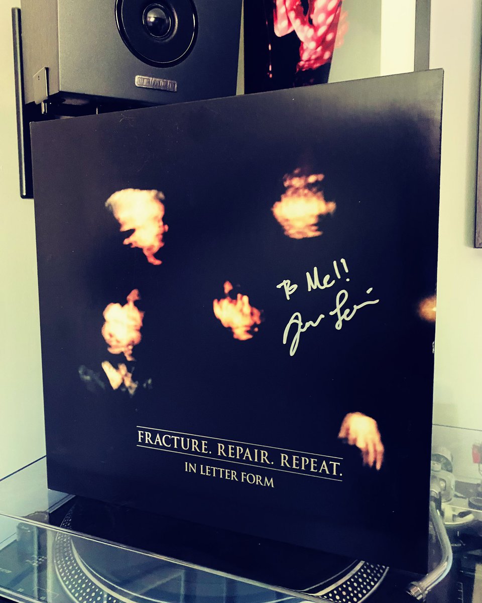 HBD Fracture Repair Repeat. Released on this day in 2016. Still one of my all-time favourite albums. Signed by guitarist James. #inletterform #darkwave #postpunk #alternativemusic #vinylcollection