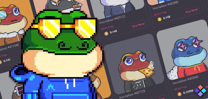 RetroKrypto's tweet photo. Bitcoin Frogs NFT Sales Leap to Top Spot https://t.co/R1bP6GuNs9
