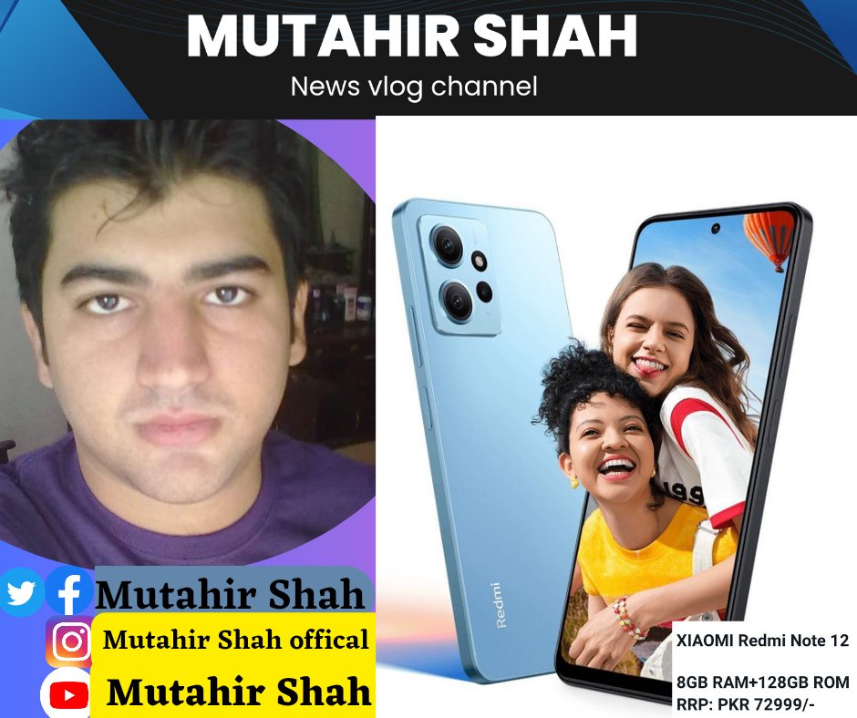 MutahirShahG's tweet image. #xiaomi #redmi #note12 
8gb 128GB
Price 72999
Sat 20 May 2023

#mobile #price #oppo #vivo #samsung #infinex #pakistan #news #review #tech #mobilephotography 

@xiaomi.pakistan