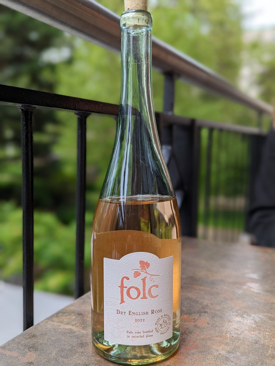 Excited and then delighted to taste this. Provence it is not, but it's smart, light, crisp and dry. If you like 'pale' it's that too. Nice one, <a href="/drink_folc/">Drink Folc</a>...starting a true #rosérevolution - <a href="/Wine_GB/">Wines of Great Britain</a>