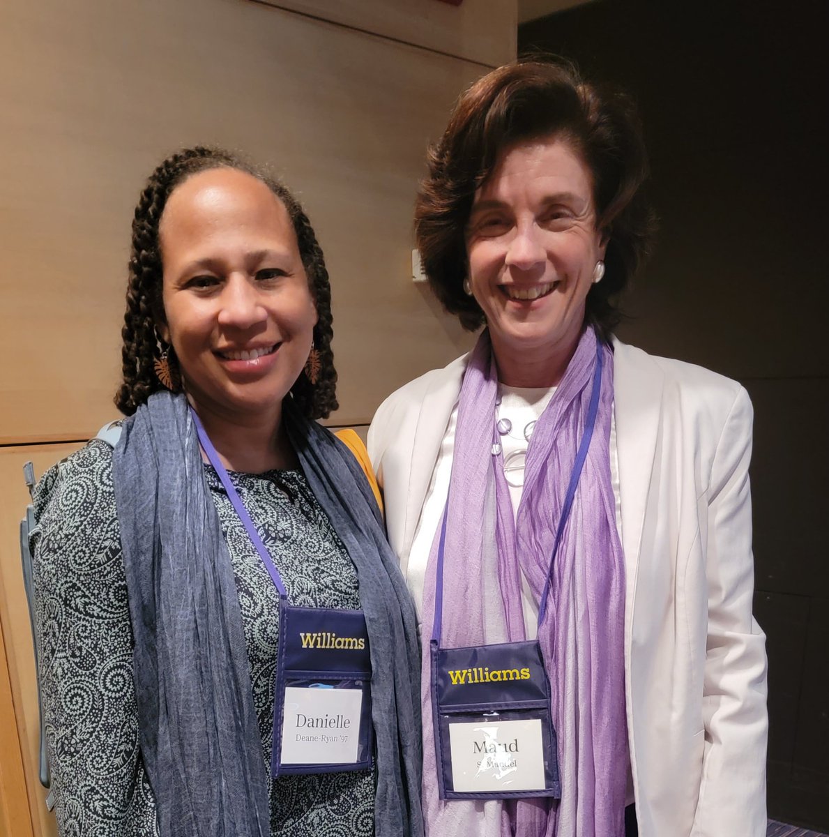 Wonderful to connect with <a href="/WilliamsCollege/">Williams College</a> president Maud Mandell at the 50th anniversary of women at Williams! Inspiring, powerful weekend! #womenofwilliams