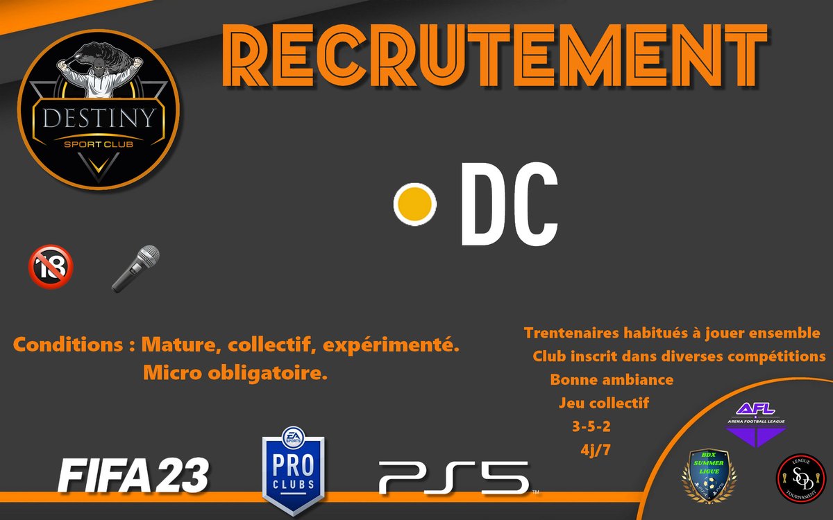 GM_ElysiumEfoot's tweet photo. Nous recherchons activement a renforcé notre effectif,

n'hésitez pas a venir commenter ou me MP.

@eSportFA_FR @French_League_ @belgique_vpg @SwissVPG @VPGFrance_ @VPGWC_ @AVPAFR @FBS_CUP @BDX_CHAMPIONS https://t.co/UB9qKVPqjf