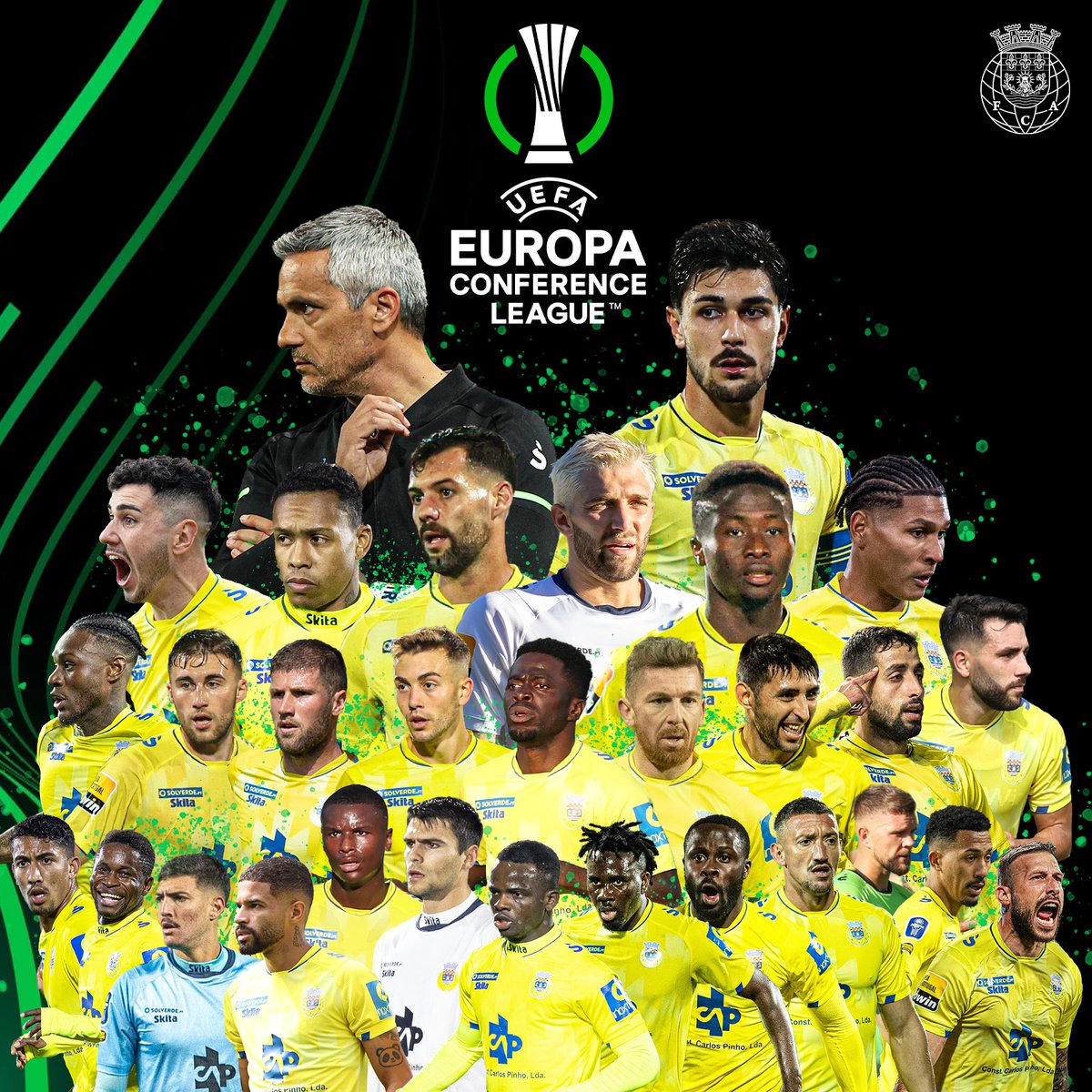 𝑯𝒆𝒍𝒍𝒐 @europacnfleague! 🐺 Estamos de regresso às competições europeias! 🟡🔵 #Renascer #DePrimeira #AmorEPaixao #LobosDeArouca