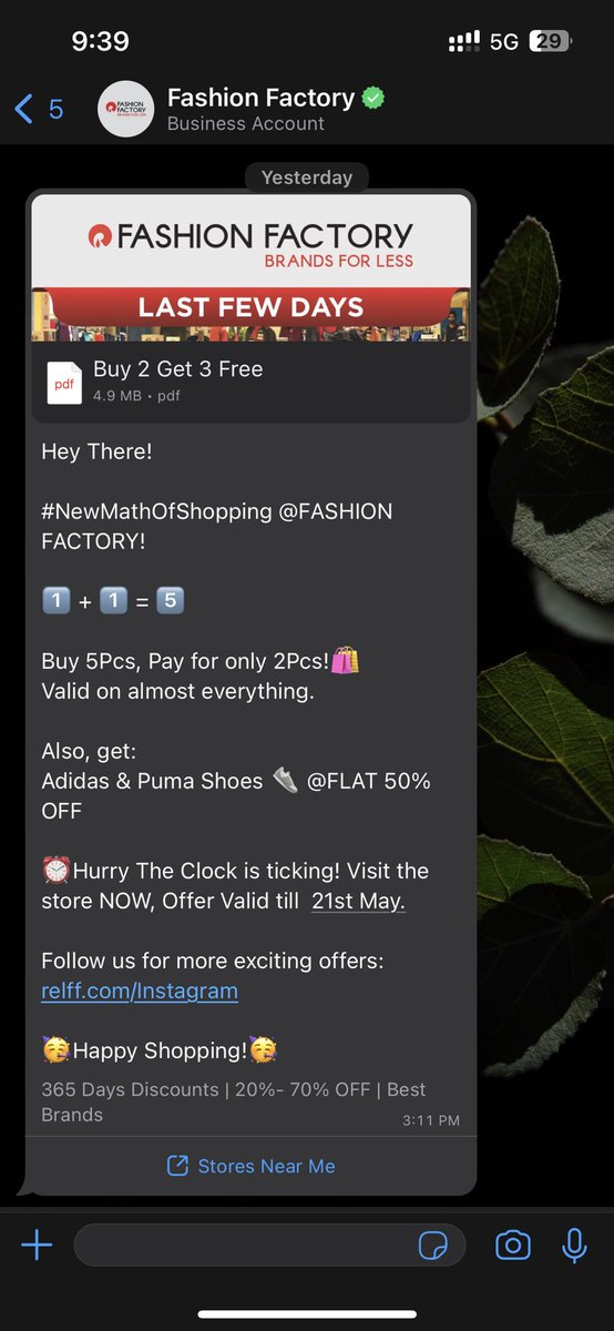 ki__shore's tweet photo. Got this text in Wtsapp saying 1+1=5
I got excited &amp; thought let’s go n get something nice
After going there i found out
A normal shirt which costs around 500-800 was at the MRP of 1.6k to 2k
And a usual track pant which costs 400-700 was at 2.4k
What marketing strategy is this? https://t.co/pQdN8i9dlp