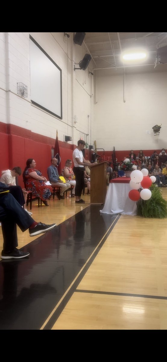 It was a honor speaking at White Pines 8th Grade graduation, I want to thank Mrs Rogers for giving me the opportunity , #pinerforlife