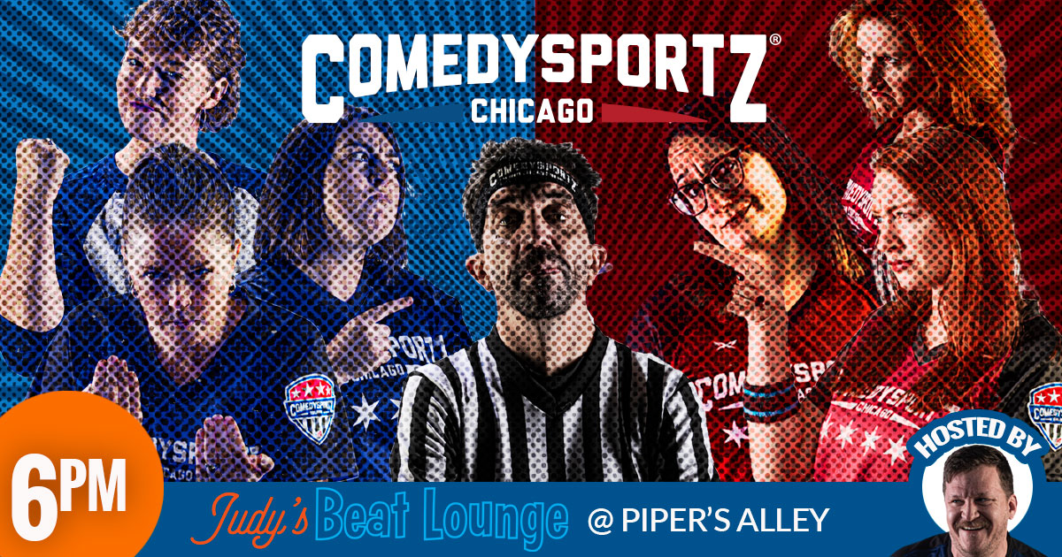 ComedySportzChi's tweet photo. ALL-STAR MATCH ALERT! Ref Harz presides over a battle for the ages - Nicole vs. Allie! Sparks WILL fly, games WILL be played, and songs WILL be sung. And someone WILL win. Hi, this is a synopsis of the show, now see it: https://t.co/ZaAfbujiAH https://t.co/zKv05TWo8C