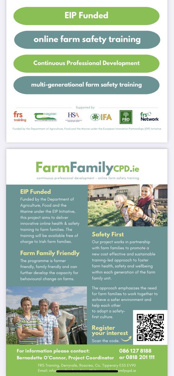 Edelburke4's tweet photo. Delighted to get an early look at the Farm Family CPD that  is bringing Farm Safety online over the summer months!
Really fresh take on it as farming family’s were asked for their input from the start. 
#FRS
#Frstraining
#Farmsafety
#Farmfamily
#Registeryourinterest https://t.co/lhTmbLHXL8
