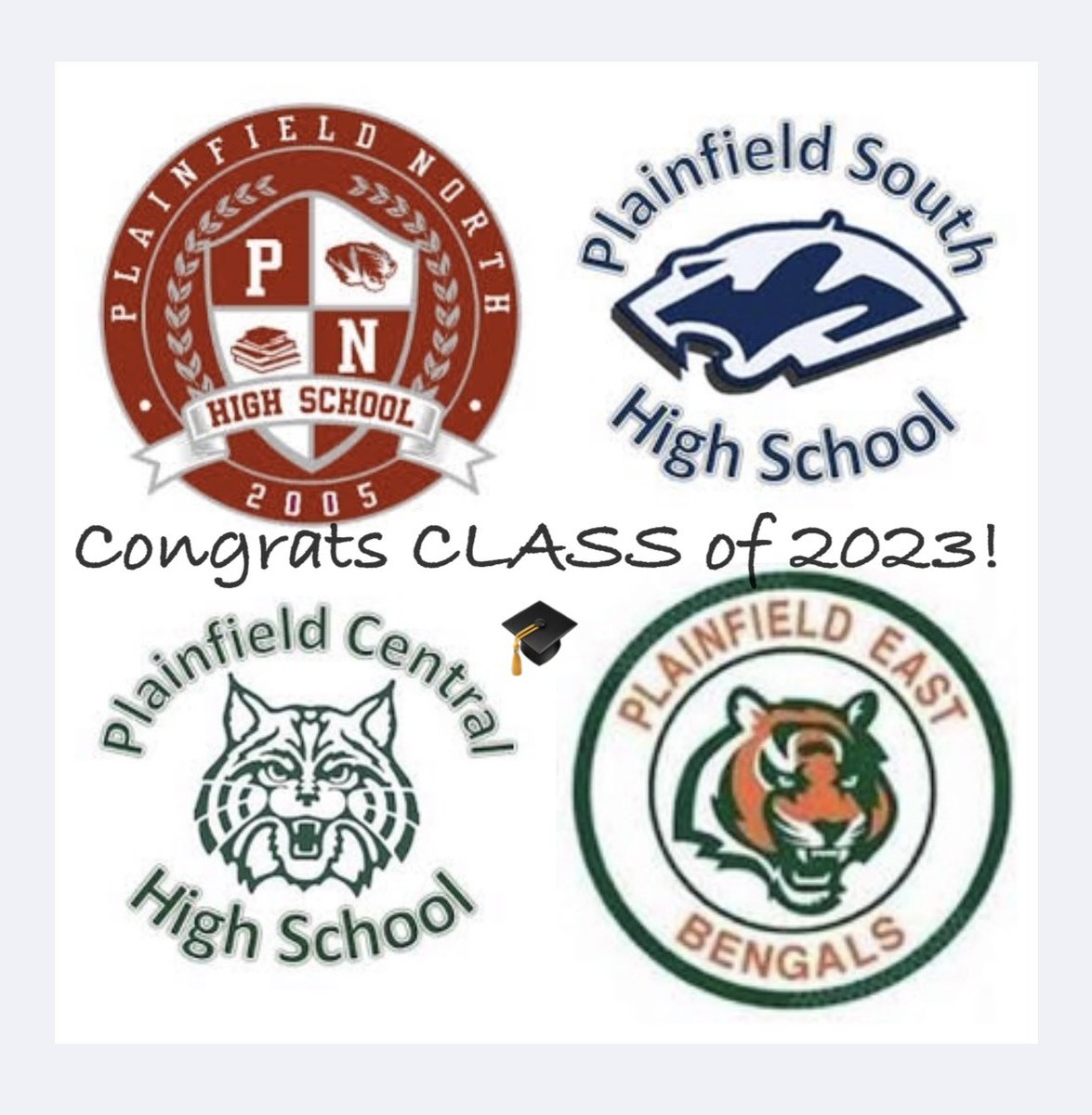 Plainfieldrises's tweet photo. Congrats to the C/o 2023!!! Plainfield on the Rise wishes you the best of luck in your next chapter! #plainfield #plainfieldontherise #pnhs #pshs #pehs #phscc https://t.co/6gEp3b0sXk