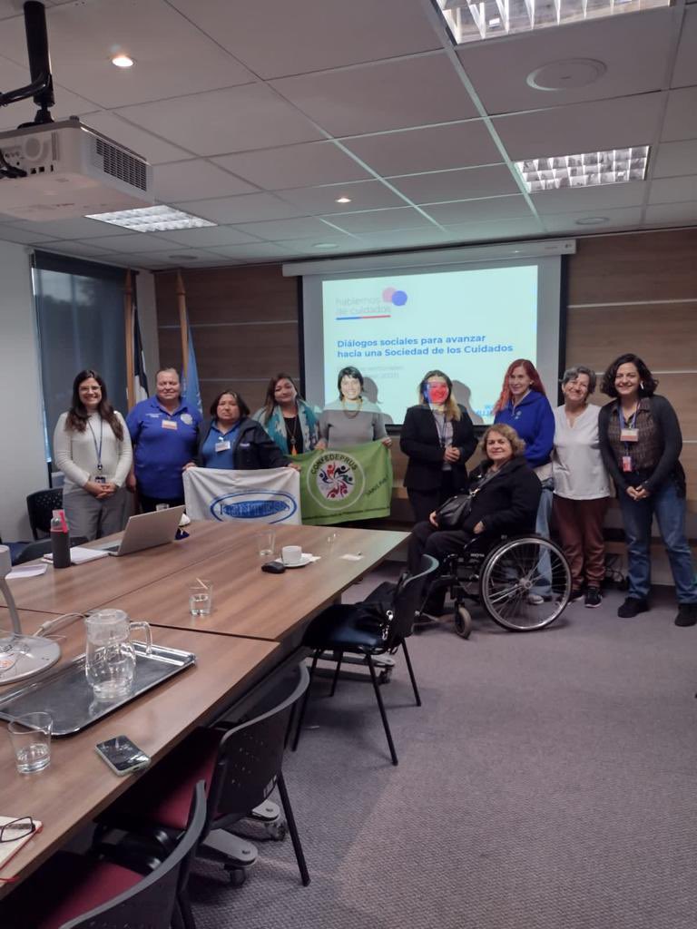 FentessChile's tweet photo. 💙Orgullo para nuestra Federación
Nuestra Dirigenta Nacional, Sra. Emperatriz Morales Fica, representando a #Fentess en la ONU Mujeres, a través de diálogos sociales por temas de cuidados, junto a otros gremios de la salud.
@ONU_es @ONUMujeres https://t.co/riGd6mESB5