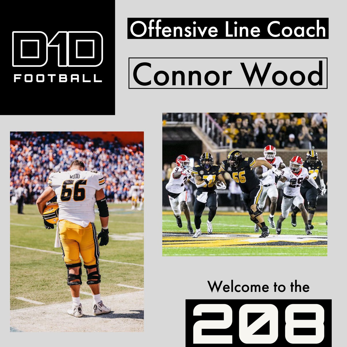 OL Coach Connor Wood