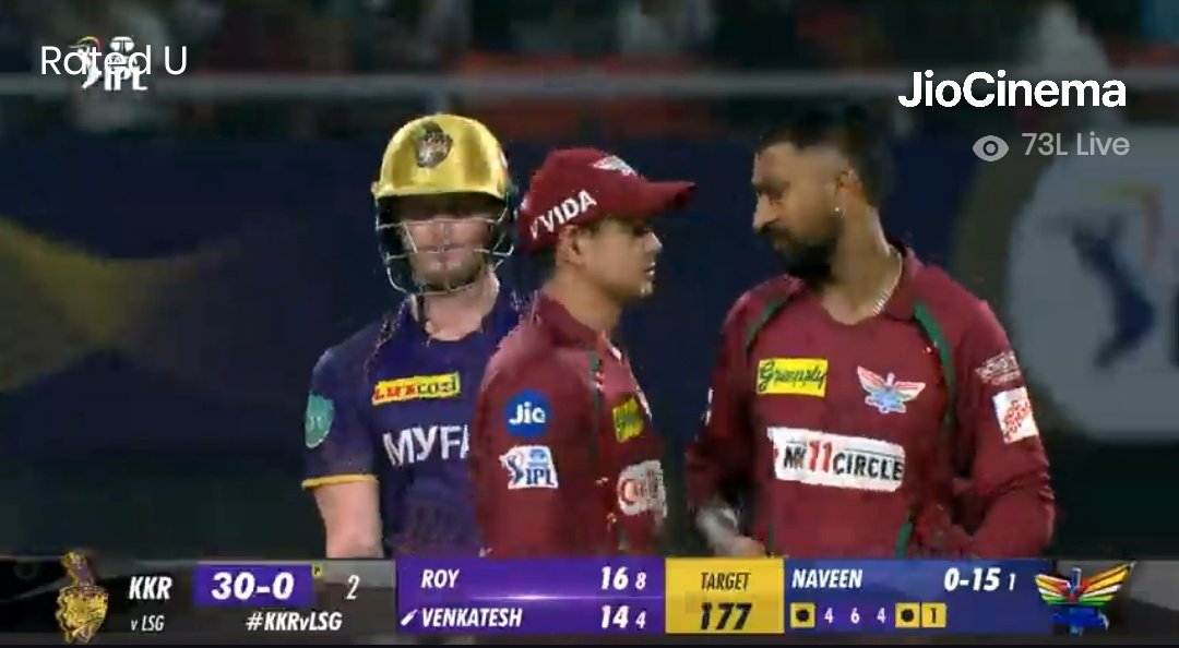 RAJPUT_OF_PRDE's tweet photo. A massive 'Kohli, Kohli' chants from the Eden Gardens crowd when Naveen Ul Haq was bowling.

- King Kohli everywhere! https://t.co/qCbcvxCqeK