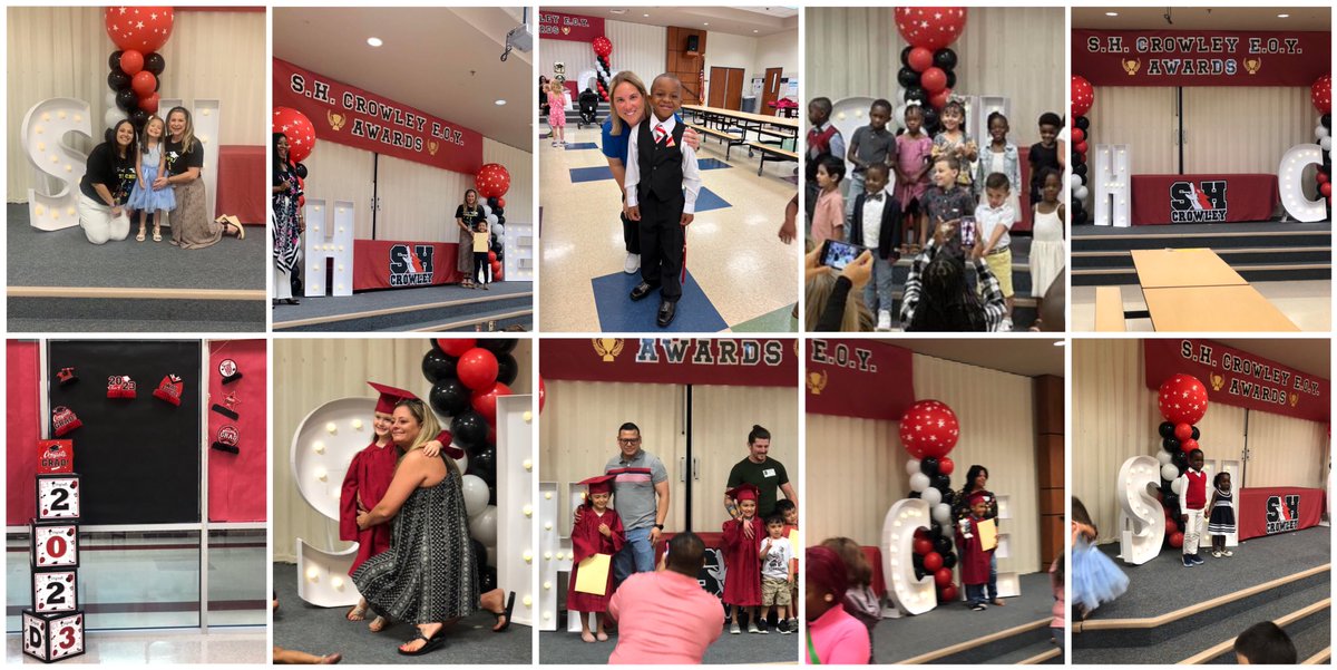 PK and Kinder Awards was a success! Thank you parents and guests for joining us! Up next 1st grade (8:30) and 2nd grade (1:00) Monday, May 22! We hope to see you cheer on your child’s academic success! <a href="/SHCrowleyElem/">S.H. Crowley Elementary</a>