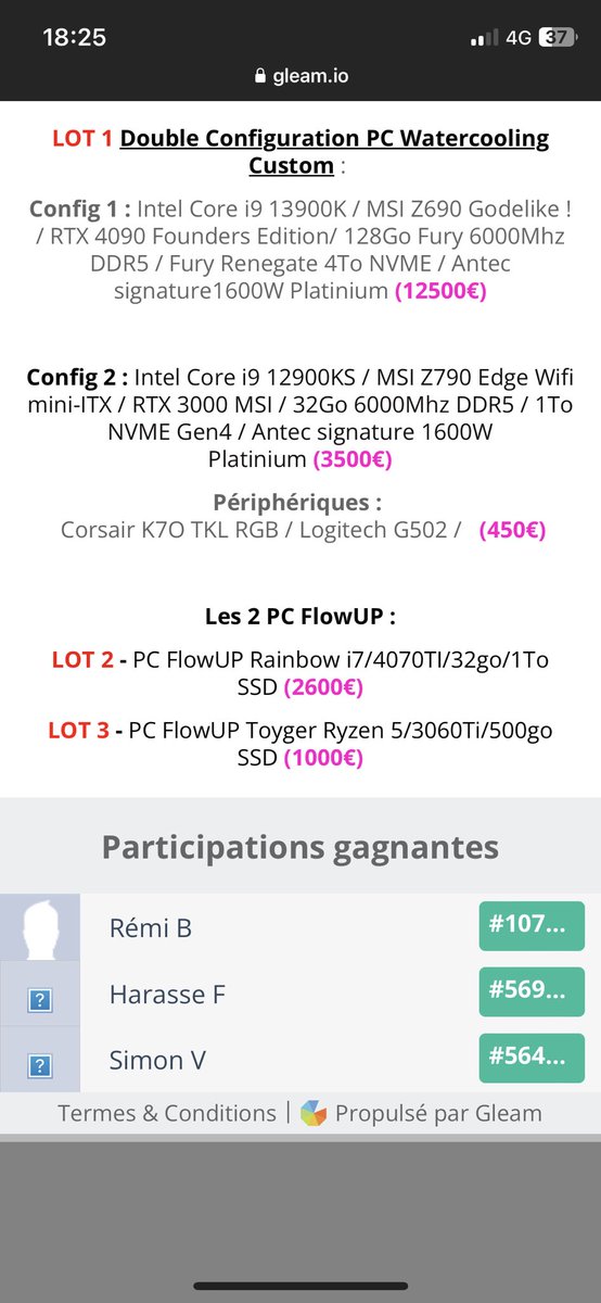 AslMoha's tweet photo. @FRhardware Gg aux gagnants https://t.co/YuKtnzuIZC