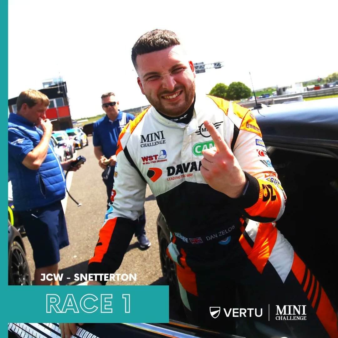 MINIChallengeUK's tweet photo. RACE ONE RESULTS: Dan Zelos wins the first race of the weekend here at Snetterton!

@vertumotors #RaceWeek #JCW #Snetterton #VertuMotors #MINICHALLENGE #MotorsportNews #MotorsportUK #RaceOne https://t.co/hQXuPJzTXq