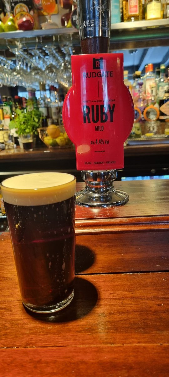 Fresh on the bar ready for #mildmay we have this fantastic beer from @rudgatebrewery on again!

#caskale #goodbeer #corbridge #northumberland
