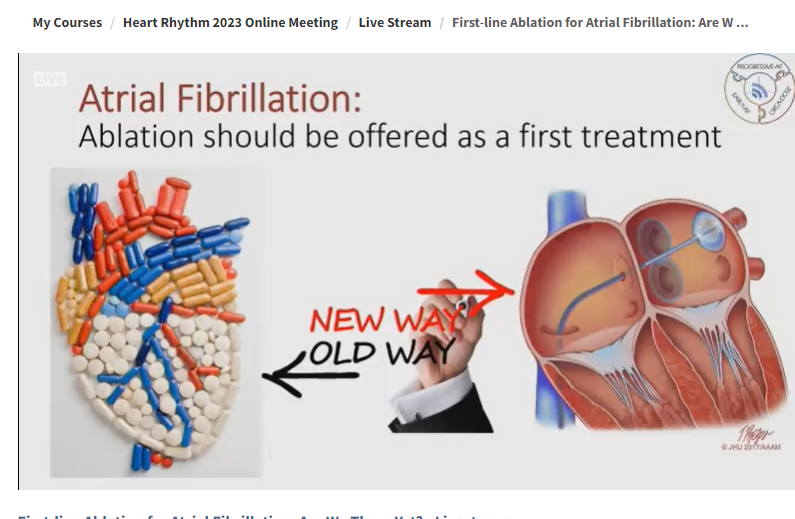 syamkumarmd's tweet image. Clash of the titans! Should ablation be the first line therapy?  @DrJasonAndrade Vs @drjohnm 
#Epeeps #HRS2023 #PaceSetters