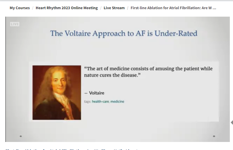 syamkumarmd's tweet image. Clash of the titans! Should ablation be the first line therapy?  @DrJasonAndrade Vs @drjohnm 
#Epeeps #HRS2023 #PaceSetters