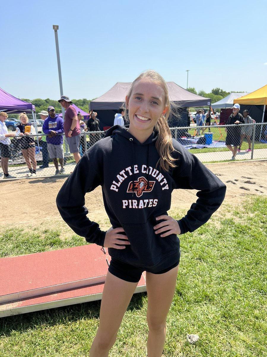 🏃<a href="/ReesePickett15/">Reese Pickett</a> qualifies for #state2023 in her second event of the day by placing 🥉in LJ! #piratestrong 🏴‍☠️ 💪