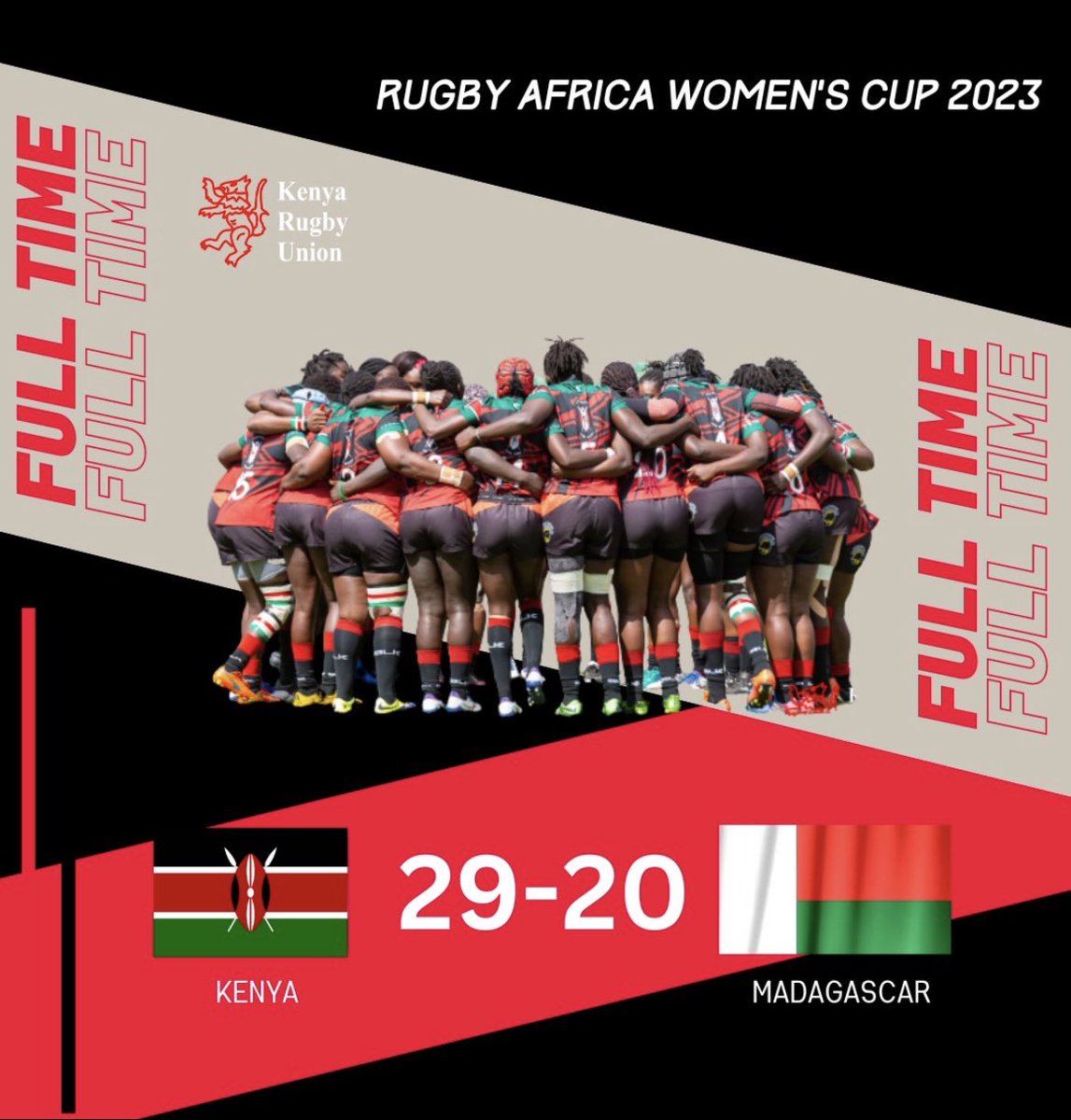 LarryAsego's tweet photo. Saturday is a Rugby Day 
Kenya 24-19 Canada
Kenya 38-26 Tonga 
KESHO we play Uruguay at 14:19 in a Must win game to avoid relegation. 
Lionesses also beat Madagascar 29-20  
#Shujaa7s #CmonLads #WellinLionnesses #ForGodForCountry https://t.co/a9G8tl8dVx