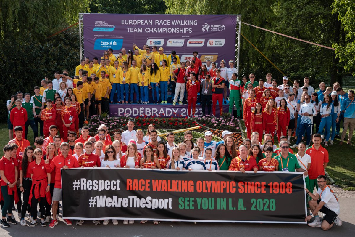 Llevamos siendo olímpicos desde 1908 y lo seguiremos siendo siempre.

Desde la marcha europea pedimos RESPETO por nuestra historia y por nuestro futuro.

#Respect #RaceWalking #WeAreTheSport #StrongerTogether #LosAngeles2028