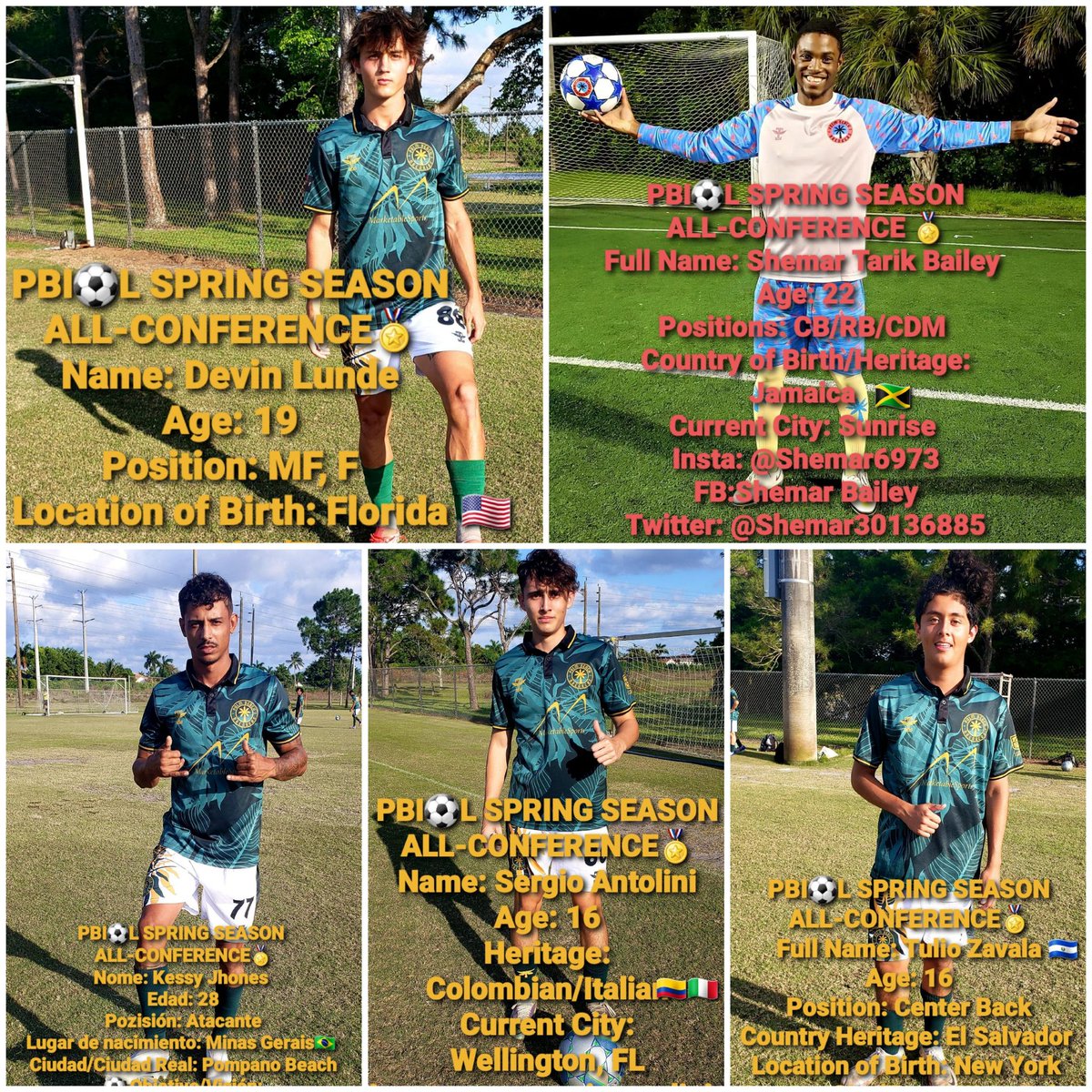 TheBreakersAFC's tweet photo. CONGRATULATIONS!👏🏼👏🏽👏🏾
Breakers Dudes recognized inaugural @PBILeague season &amp; playoffs

LEAGUE MVP
Brayan López

ALL LEAGUE
Marcos Vinicius
Juan Mavarez

ALL CONFERENCE
Devin Lunde (Captain) / @devin_lunde
Kessy Jhones
Sergio Antolini
Tulio Zavala
Shemar Bailey / @Shemar30136885 https://t.co/CyNjKTpQrH
