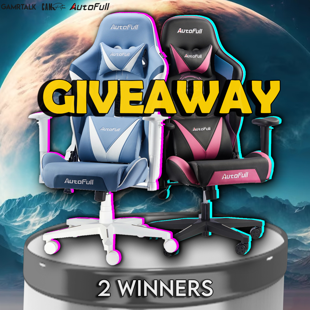 gamrtalk's tweet photo. GIVEAWAY!🎉  We are giving away TWO gaming chairs from Autofull! 🔥

1️⃣ All you have to do is follow:
@lastofcam
@AutoFullGlobal
@gamrtalk

2️⃣ RT/ Tag a buddy who needs a new chair

Ends May 26th https://t.co/PRRn66rkdJ